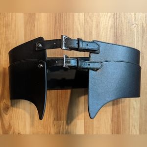 Disturbia Black Prophecy Peplum Belt